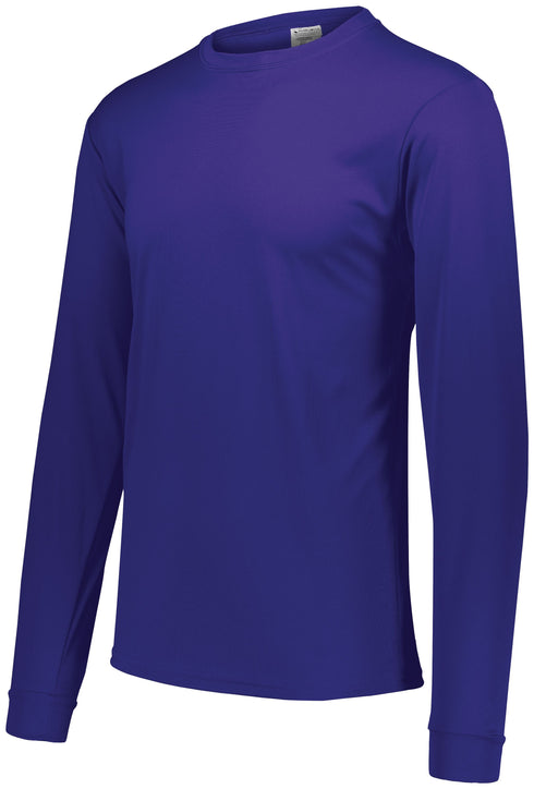 Augusta Sportswear Youth Wicking Long Sleeve T-Shirt (789-C), Color 'Purple'