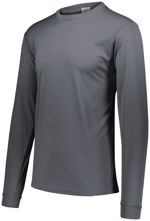 Augusta Sportswear Youth Wicking Long Sleeve T-Shirt (789-C), Color 'Graphite'