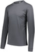 Augusta Sportswear Youth Wicking Long Sleeve T-Shirt (789-C), Color 'Graphite'