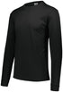 Augusta Sportswear Youth Wicking Long Sleeve T-Shirt (789-C), Color 'Black'
