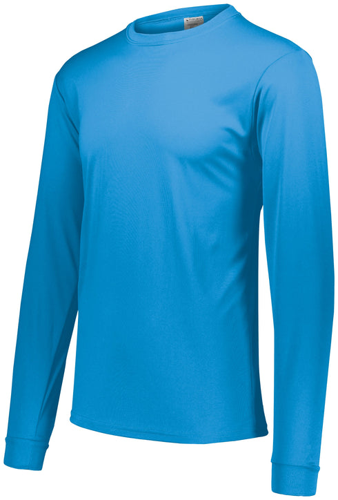 Augusta Sportswear Youth Wicking Long Sleeve T-Shirt (789-C), Color 'Power Blue'