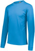 Augusta Sportswear Youth Wicking Long Sleeve T-Shirt (789-C), Color 'Power Blue'