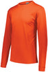 Augusta Sportswear Youth Wicking Long Sleeve T-Shirt (789-C), Color 'Power Orange'
