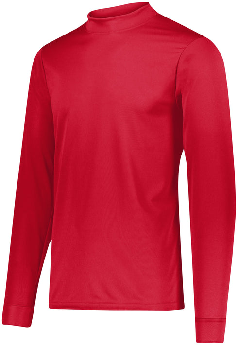 Augusta Sportswear Wicking Mock Turtleneck (797), Color 'Red'
