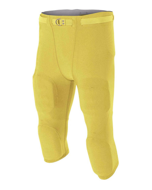 A4 Youth Flyless Intergrated Football Pant (NB6180), Color 'Gold'