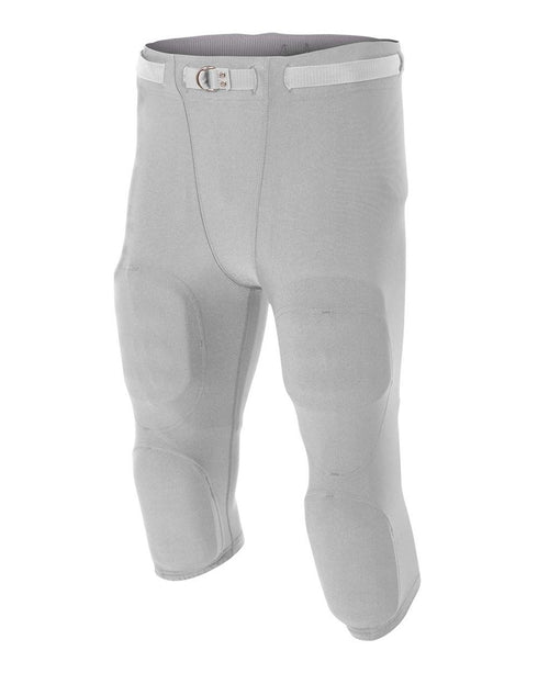 A4 Youth Flyless Intergrated Football Pant (NB6180), Color 'Silver'