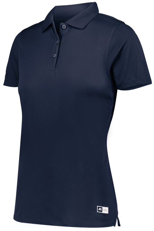 Russell Athletic Ladies Essential Polo (7EPTUX), Color 'Navy'