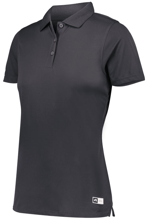 Russell Athletic Ladies Essential Polo (7EPTUX), Color 'Stealth'