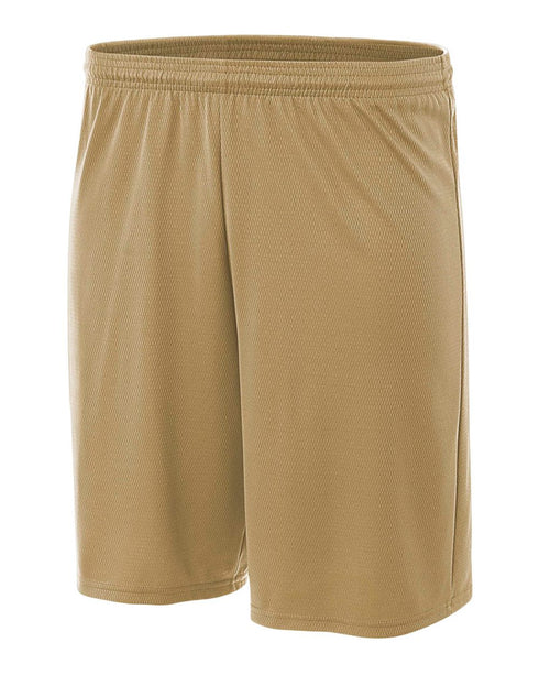 A4 Youth 7" Cooling Performance Power Mesh Short (NB5281), Color 'Vegas Gold'