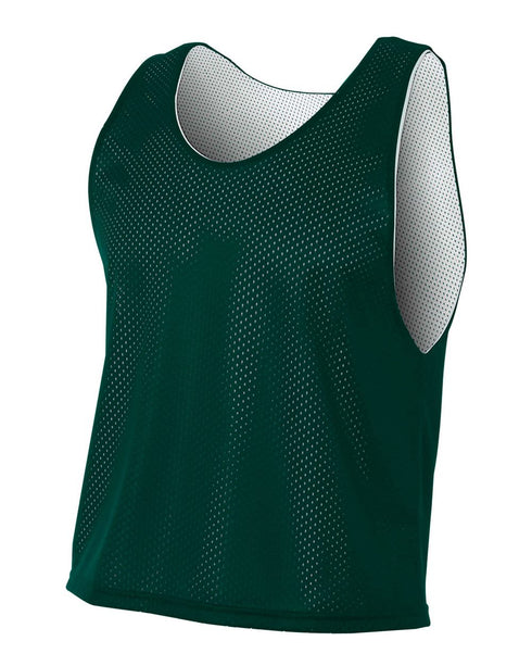 A4 Youth Lacrosse Reversible Practice Jersey (NB2274), Color 'Forest/White'