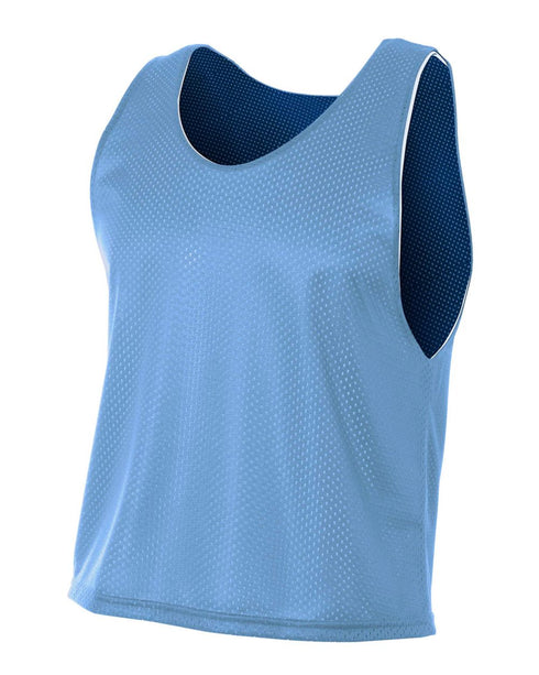 A4 Youth Lacrosse Reversible Practice Jersey (NB2274), Color 'Light Blue/Navy'