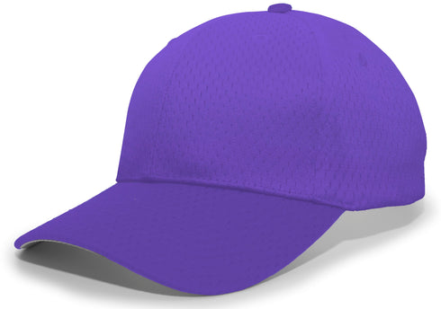 Pacific Headwear Coolport Mesh Hook-And-Loop Adjustable Cap (805M), Color 'Purple'