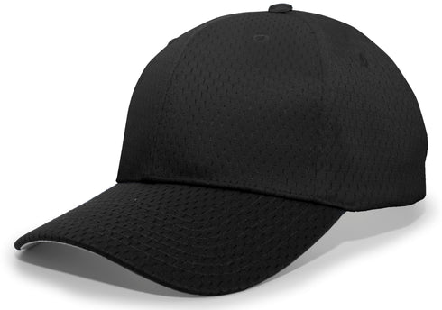 Pacific Headwear Coolport Mesh Hook-And-Loop Adjustable Cap (805M), Color 'Black'