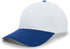 Pacific Headwear Coolport Mesh Hook-And-Loop Adjustable Cap (805M), Color 'WhiteRoyal'
