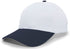Pacific Headwear Coolport Mesh Hook-And-Loop Adjustable Cap (805M), Color 'WhiteNavy'