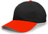 Pacific Headwear Coolport Mesh Hook-And-Loop Adjustable Cap (805M), Color 'BlackOrange'