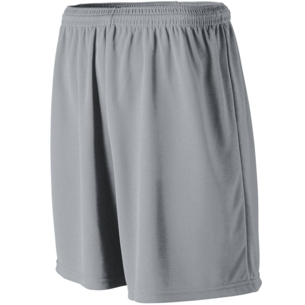 Augusta Sportswear Wicking Mesh Athletic Shorts (805), Color 'Silver Grey'
