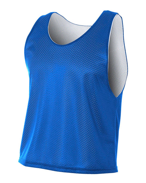 A4 Youth Lacrosse Reversible Practice Jersey (NB2274), Color 'Royal/White'