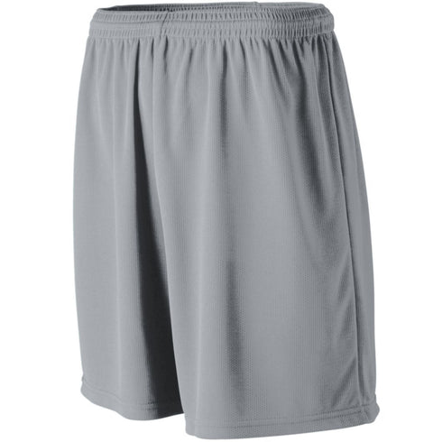 Augusta Sportswear Youth Wicking Mesh Athletic Shorts (806), Color 'Silver Grey'