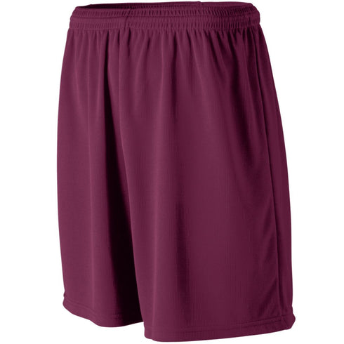 Augusta Sportswear Youth Wicking Mesh Athletic Shorts (806), Color 'Maroon'