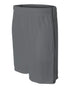 A4 9" Pocketed Short with Contrast Stitching (N5340), Color 'Graphite'