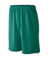 Augusta Sportswear Youth Longer Length Wicking Mesh Athletic Shorts (809), Color 'Dark Green'