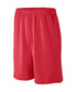 Augusta Sportswear Youth Longer Length Wicking Mesh Athletic Shorts (809), Color 'Red'