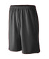 Augusta Sportswear Youth Longer Length Wicking Mesh Athletic Shorts (809), Color 'Black'