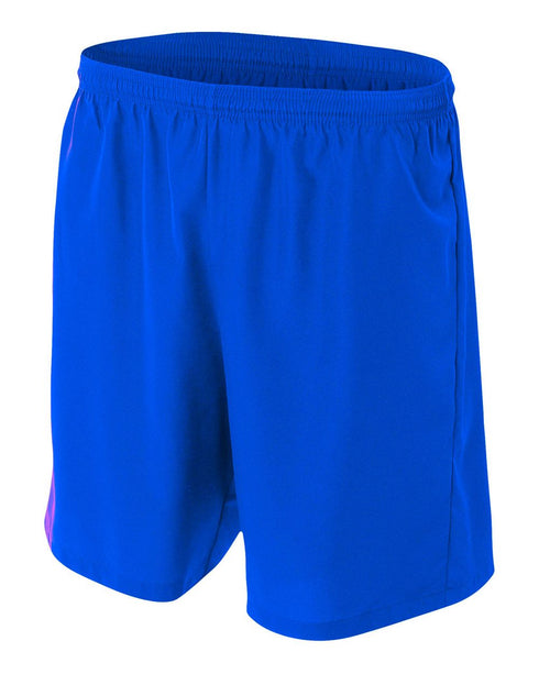 A4 Youth Woven Soccer Short (NB5343), Color 'Royal'