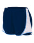 A4 Womens 3" Speed Short (NW5341), Color 'Navy/Light Blue'