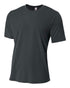 A4 Youth Spun Poly Tee (NB3264), Color 'Graphite'
