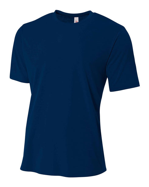 A4 Youth Spun Poly Tee (NB3264), Color 'Navy'