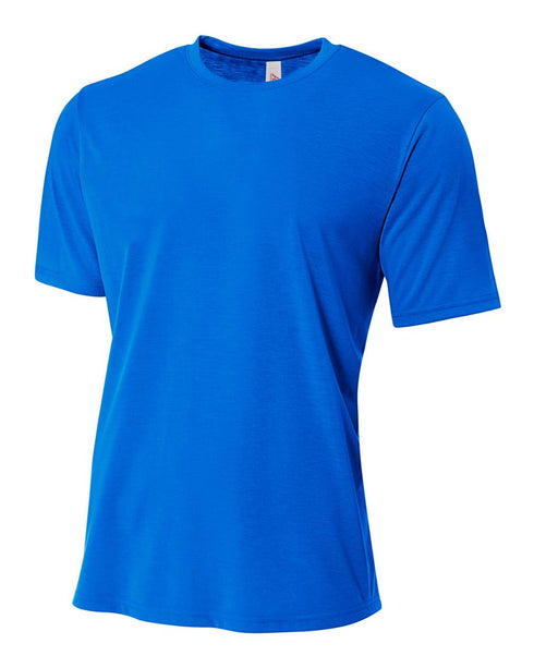 A4 Youth Spun Poly Tee (NB3264), Color 'Royal'