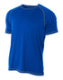A4 Raglan with Flatlock Stitching (N3275), Color 'Royal'