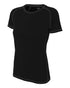 A4 Women's Raglan with Flatlock Stitching (NW3275), Color 'Black'