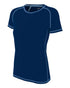 A4 Women's Raglan with Flatlock Stitching (NW3275), Color 'Navy'