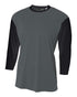 A4 Youth 3/4 Sleeve Utility Shirt