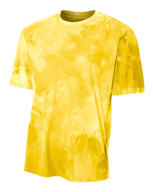 A4 Youth Cloud Dye Tech Tee (NB3295), Color 'Gold'