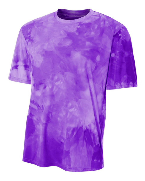 A4 Youth Cloud Dye Tech Tee (NB3295), Color 'Purple'