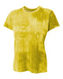 A4 Women's Cloud Dye Tech Tee (NW3295), Color 'Gold'