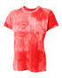 A4 Women's Cloud Dye Tech Tee (NW3295), Color 'Scarlet'