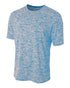 A4 Space Dye Tech Shirt (N3296), Color 'Light Blue'