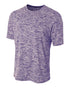 A4 Space Dye Tech Shirt (N3296), Color 'Purple'