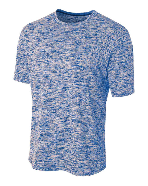 A4 Space Dye Tech Shirt (N3296), Color 'Royal'