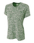 A4 Women's Space Dye Tech Shirt (NW3296), Color 'Forest'