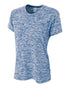A4 Women's Space Dye Tech Shirt (NW3296), Color 'Royal'