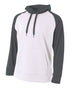 A4 Color Block Tech Fleece Hoodie (N4234), Color 'White/Graphite'
