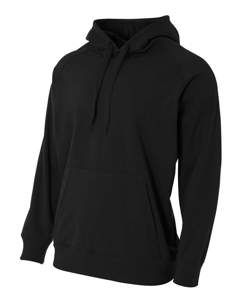 A4 Solid Tech Fleece Hoodie (N4237), Color 'Black'