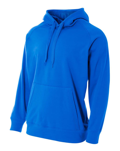 A4 Solid Tech Fleece Hoodie (N4237), Color 'Royal'