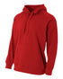 A4 Solid Tech Fleece Hoodie (N4237), Color 'Scarlet'